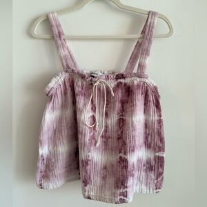 Madewell x WARM Purple Tie-Dye Camisole